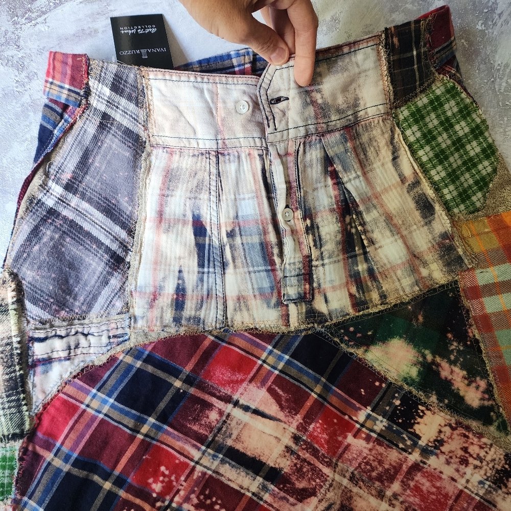 Designer Maxi Skirt Concept Upcycled Patchwork Artisan Craftsman Sustainabile - Picture 13 of 17